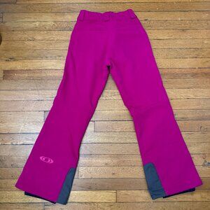 Salomon Apres SkiWomen’s Climapro Storm Ski Pants Magenta Pink Snow Pants Size S